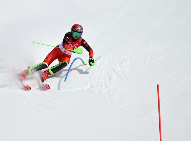 日本滑雪选手yuto_男子滑雪选手张洋铭_高山滑雪中国选手顺利完赛